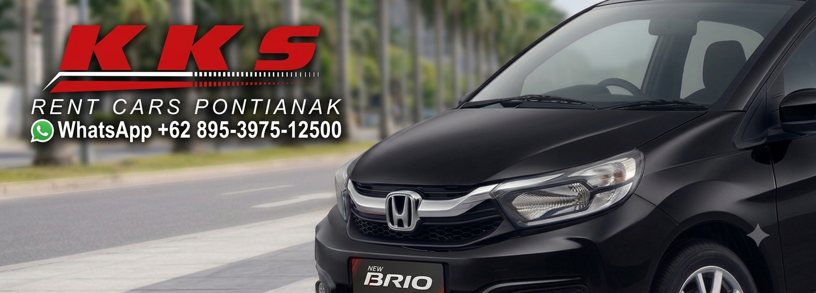 Sewa mobil Brio Pontianak - KKS Rental