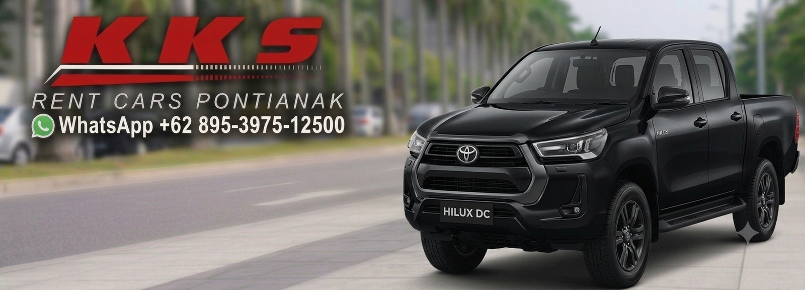 Sewa mobil Hilux DC Pontianak - KKS Rental